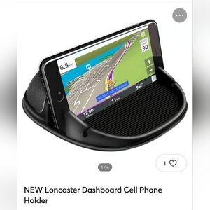 NIB Black Silicone Phone Holder***